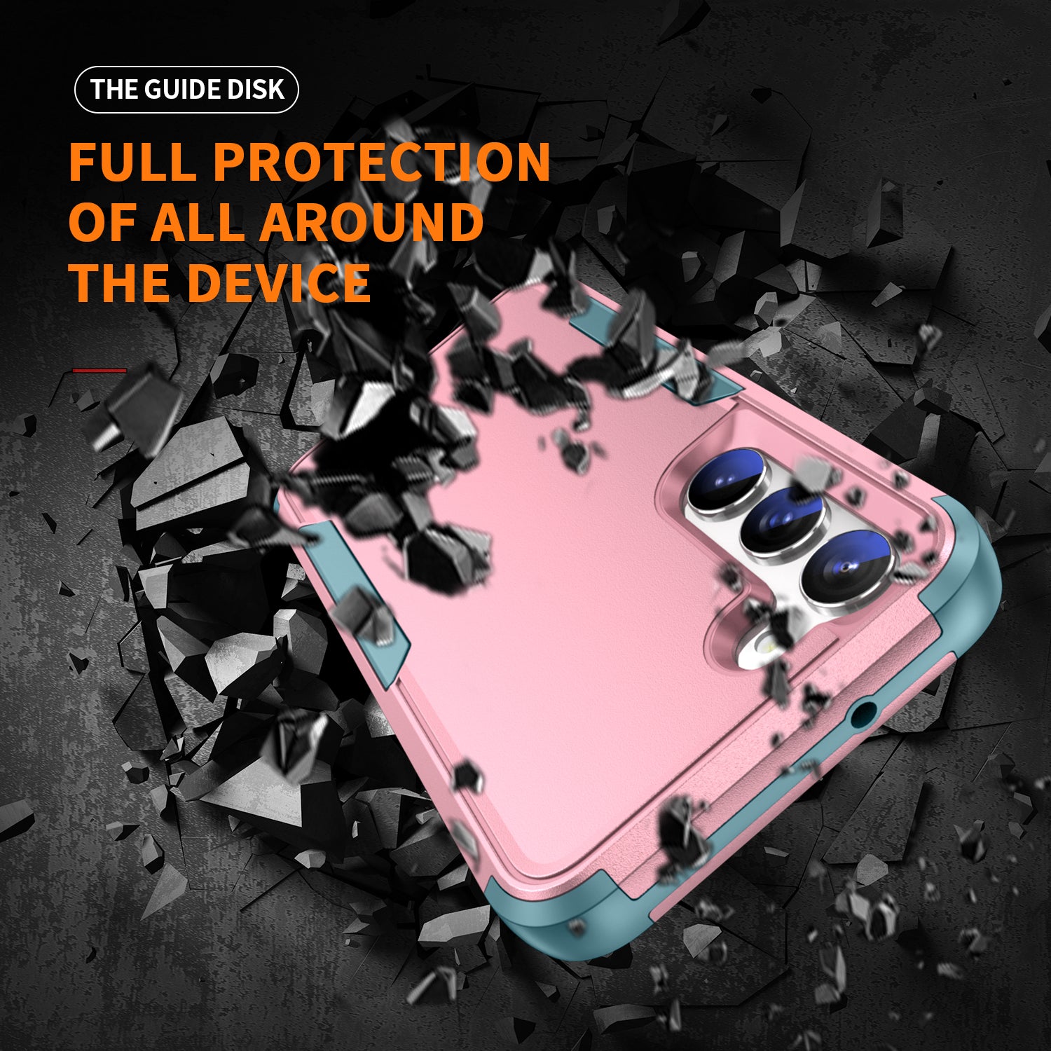 For Samsung Galaxy S23 Commuter Series 3-in-1 Phone Case TPU Hard PC Anti-scratch Mobile Phone Back Cover For Samsung Galaxy S23 Commuter Series 3-in-1 Phone Case TPU Hard PC Anti-scratch Mobile Phone Back Cover